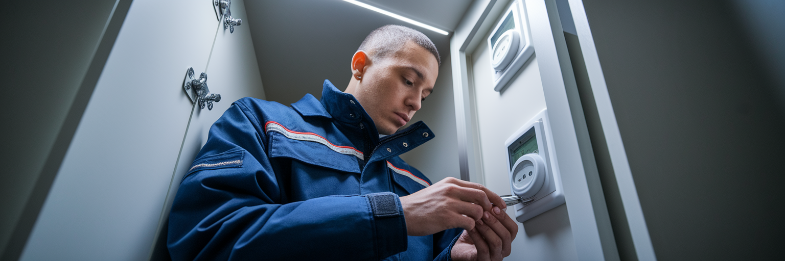 Field service technician working on-site.